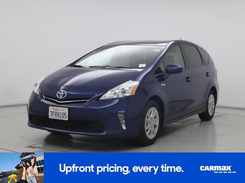 Blue 2014 Toyota Prius v Three