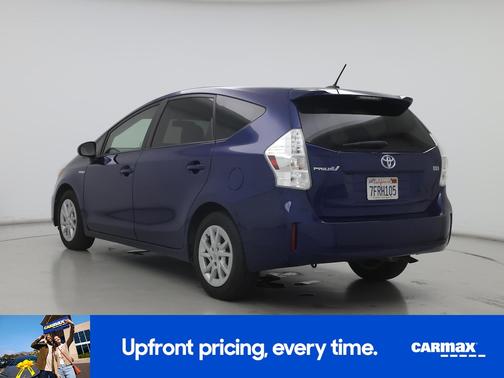 Blue 2014 Toyota Prius v Three