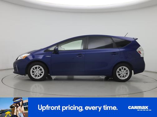 Blue 2014 Toyota Prius v Three