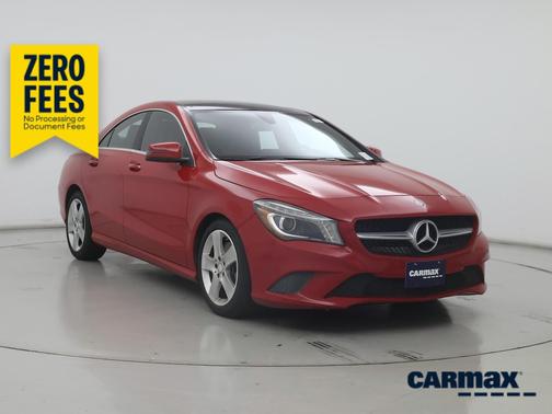 Red 2015 Mercedes-Benz CLA-Class