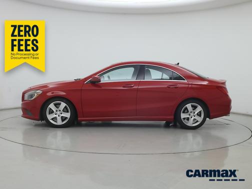 Red 2015 Mercedes-Benz CLA-Class