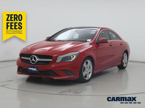Red 2015 Mercedes-Benz CLA-Class