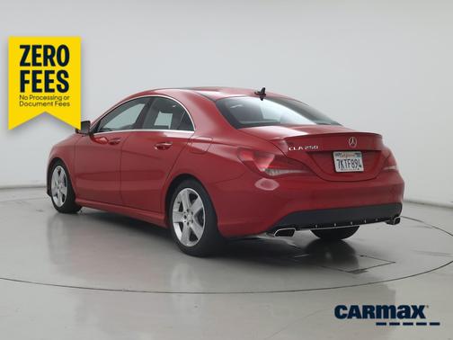 Red 2015 Mercedes-Benz CLA-Class