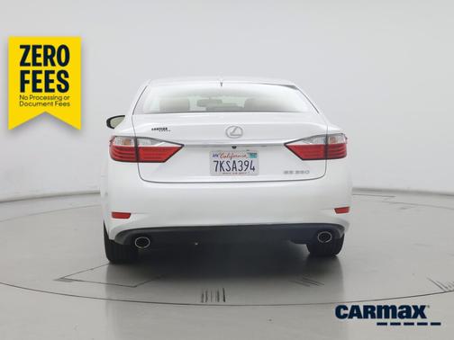 White 2015 Lexus ES 350