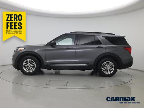 Gray 2022 Ford Explorer XLT
