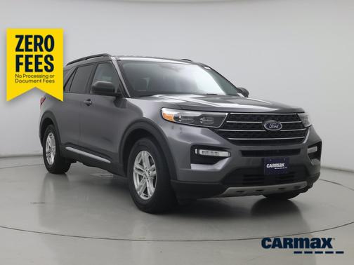Gray 2022 Ford Explorer XLT