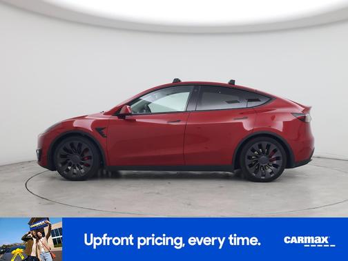 Red 2023 Tesla Model Y Performance