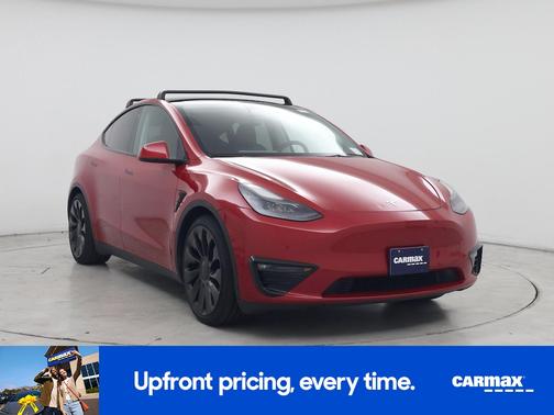 Red 2023 Tesla Model Y Performance