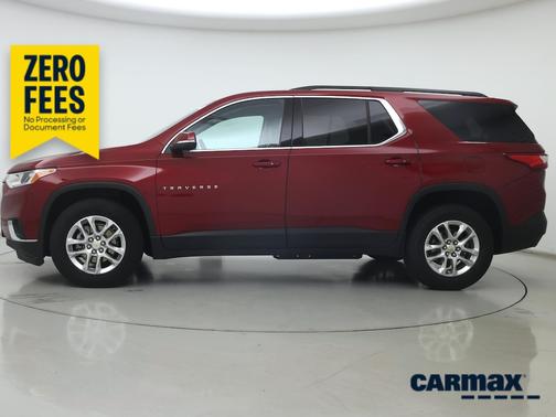 Red 2021 Chevrolet Traverse LT Leather