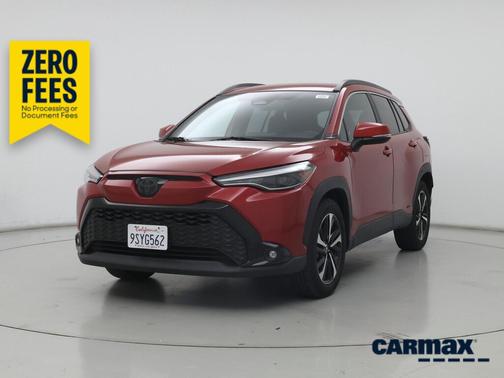 Red 2023 Toyota Corolla Cross Hybrid XSE