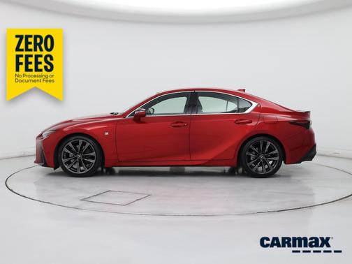 Red 2022 Lexus IS 350 F-Sport