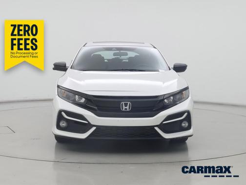White 2020 Honda Civic EX