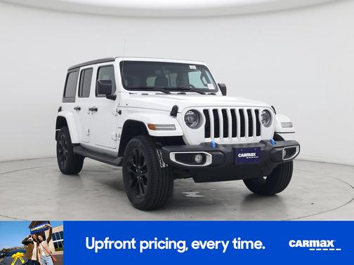 White 2023 Jeep Wrangler 4xe Unlimited Sahara
