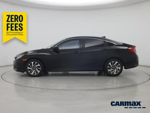 Black 2018 Honda Civic EX