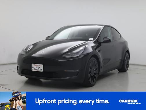 Black 2025 Tesla Model Y Performance