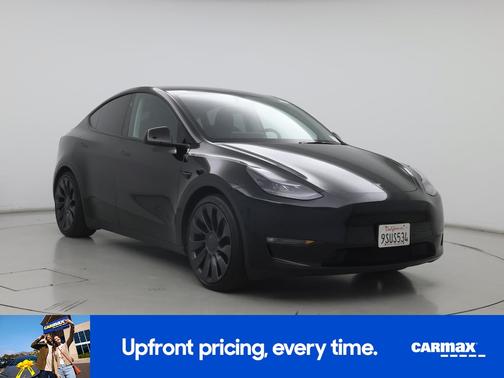 Black 2025 Tesla Model Y Performance