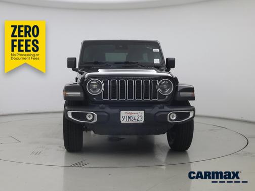 Black 2025 Jeep Wrangler Sahara