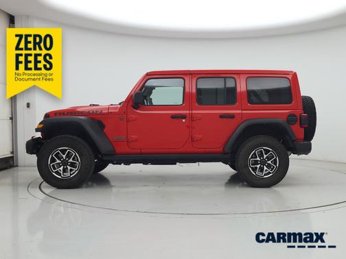 Red 2025 Jeep Wrangler Rubicon