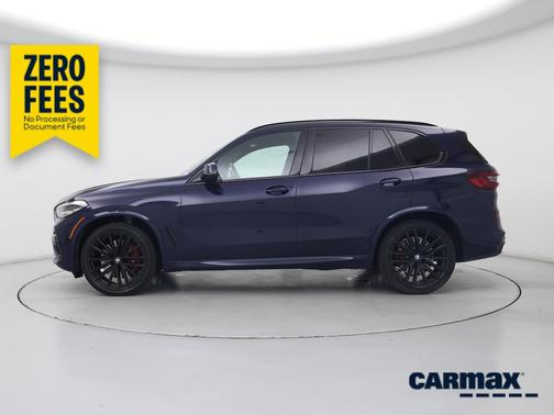 Blue 2021 BMW X5 M50i