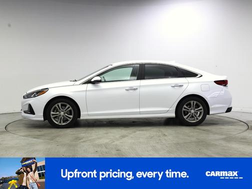 White 2018 Hyundai SONATA SEL