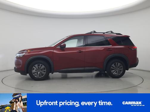 Red 2022 Nissan Pathfinder SV