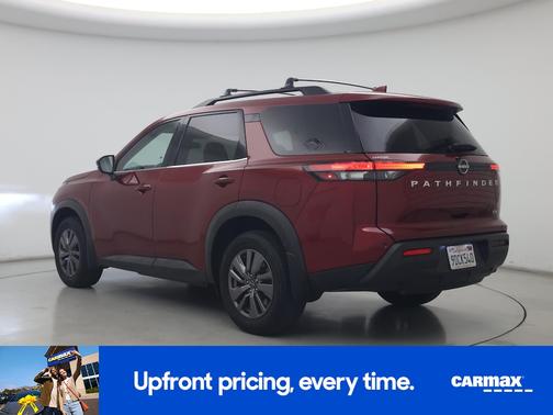 Red 2022 Nissan Pathfinder SV