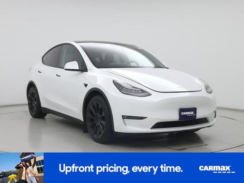 White 2021 Tesla Model Y Long Range