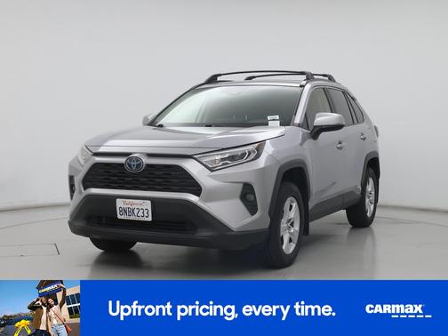 Silver 2019 Toyota RAV4 Hybrid XLE