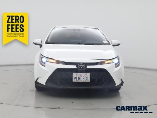White 2022 Toyota Corolla LE