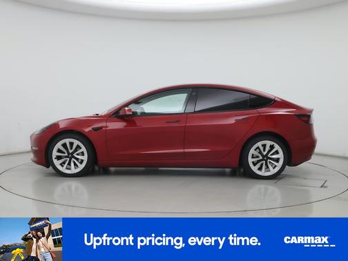 Burgundy 2023 Tesla Model 3