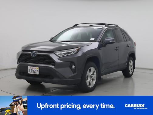 Gray 2021 Toyota RAV4 Hybrid XLE