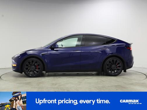 Blue 2022 Tesla Model Y Performance