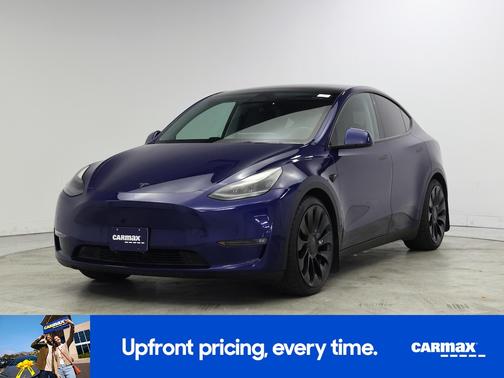 Blue 2022 Tesla Model Y Performance