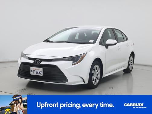 White 2025 Toyota Corolla LE