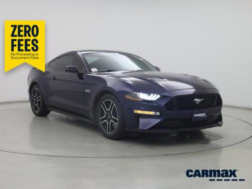 Blue 2019 Ford Mustang GT