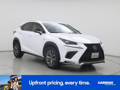 White 2019 Lexus NX 300 F-Sport