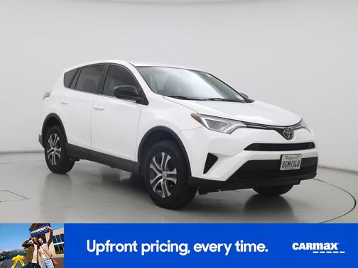 White 2018 Toyota RAV4 LE