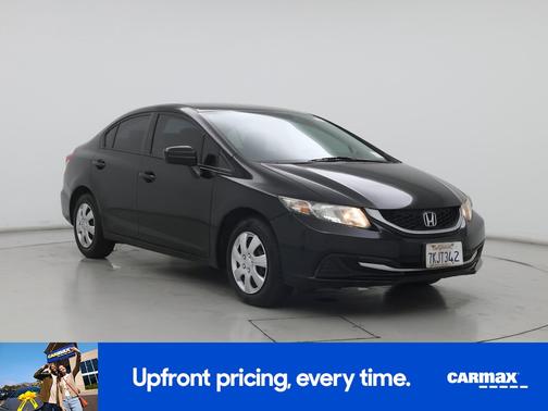 Black 2015 Honda Civic LX