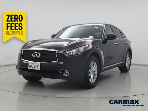 Black 2017 INFINITI QX70