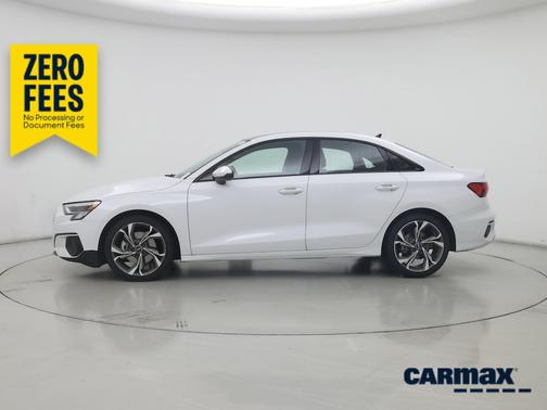White 2023 Audi A3 Premium