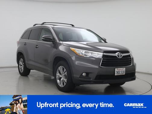 Gray 2015 Toyota Highlander XLE