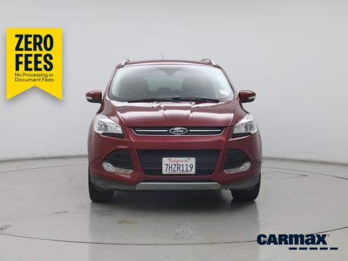 Red 2015 Ford Escape Titanium