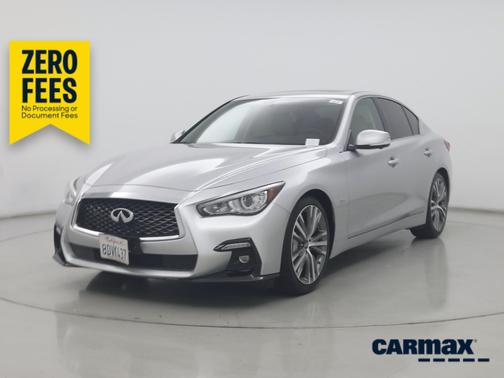 Silver 2018 INFINITI Q50 Sport