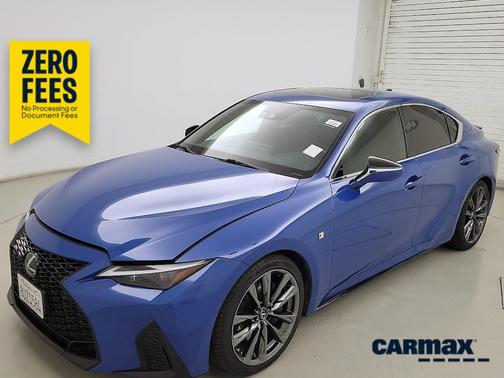 Blue 2021 Lexus IS 350 F-Sport