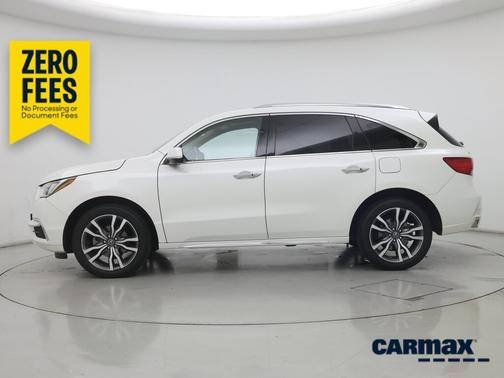 White 2019 Acura MDX Advance