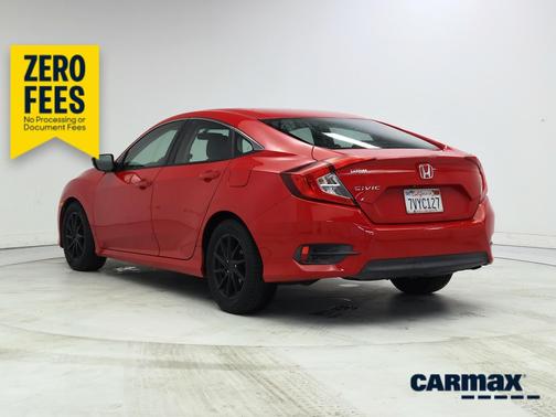 Red 2017 Honda Civic LX