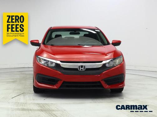Red 2017 Honda Civic LX