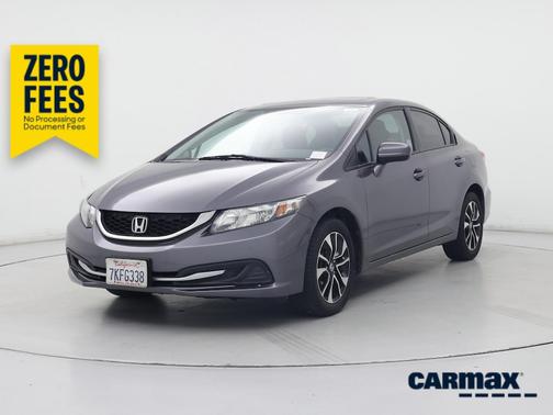 Gray 2015 Honda Civic EX