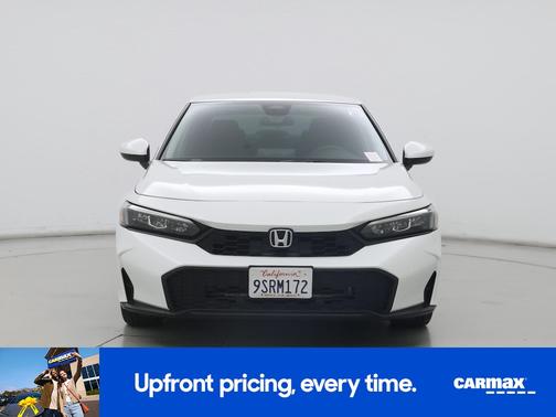 White 2025 Honda Civic LX