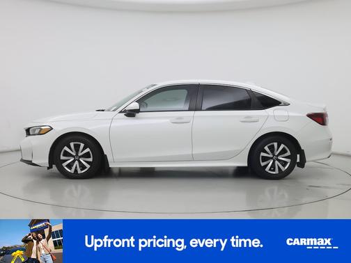 White 2025 Honda Civic LX